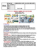 Giáo án Giáo dục công dân Lớp 7 (Sách Chân trời sáng tạo) - Bài 11 Phòng chống tệ nạn xã hội - Năm học 2022-2023
